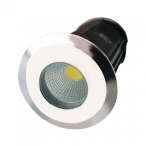 Luminaria Embutir Solo 3W LED Bivolt Amarelo 2 Fachos - CTB