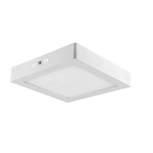 Plafon de LED Sobrepor Quadrado Branco 18W Branco - Bellalux