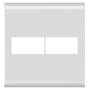 Placa 4x4 1+1 Posto Com Suporte Branca - Tramontina Liz