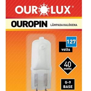 Lâmpada Halógena Halopin Bipino G9 20w 220v Fosca - Ouropin