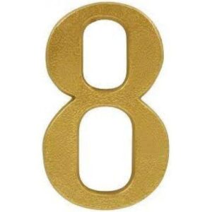 Número Residencial Mini Apt 8 - Caiado