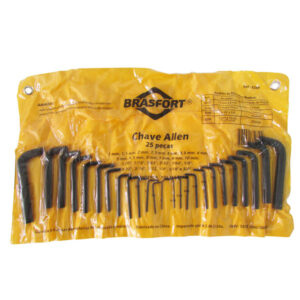 Chave de Allen 1 a 10mm Com 25 8289 - Brasfort