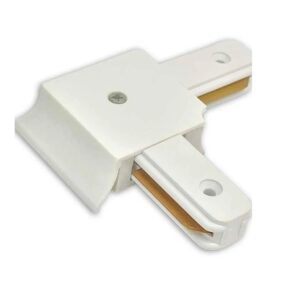 Suporte Luminaria Trilho Eletrificado Conector L Branco CTB