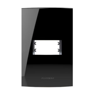 Placa 4x2 1 Posto Class Black Piano 85526 - Inova Pro