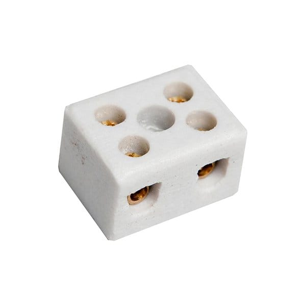 Conector Em Porcelana/sindal Bifásico 6mm 8607 - Brasfort