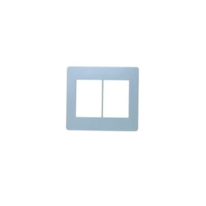 Placa 4x4 3+3 Postos Prata N1673.6-PR - Unno