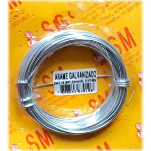 Arame Galvanizado Encartelado Bwg 22