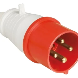 Plug Industrial 3p+t 32a 440v 6h Vermelho J02pl-024 - Jng