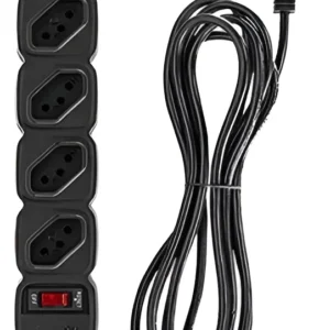 PROTETOR ELETRONICO C/04 TOMADAS E 02 USB EPE204 USB + PT(INTELBRAS-SC)(PP)