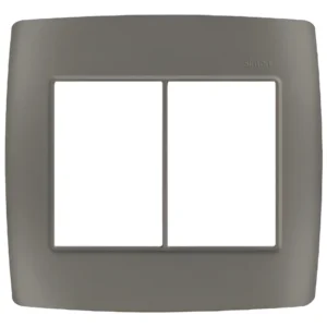 Placa 4x4 Suporte 3+3 Grafite Metalizado 30913-52 Simon 30