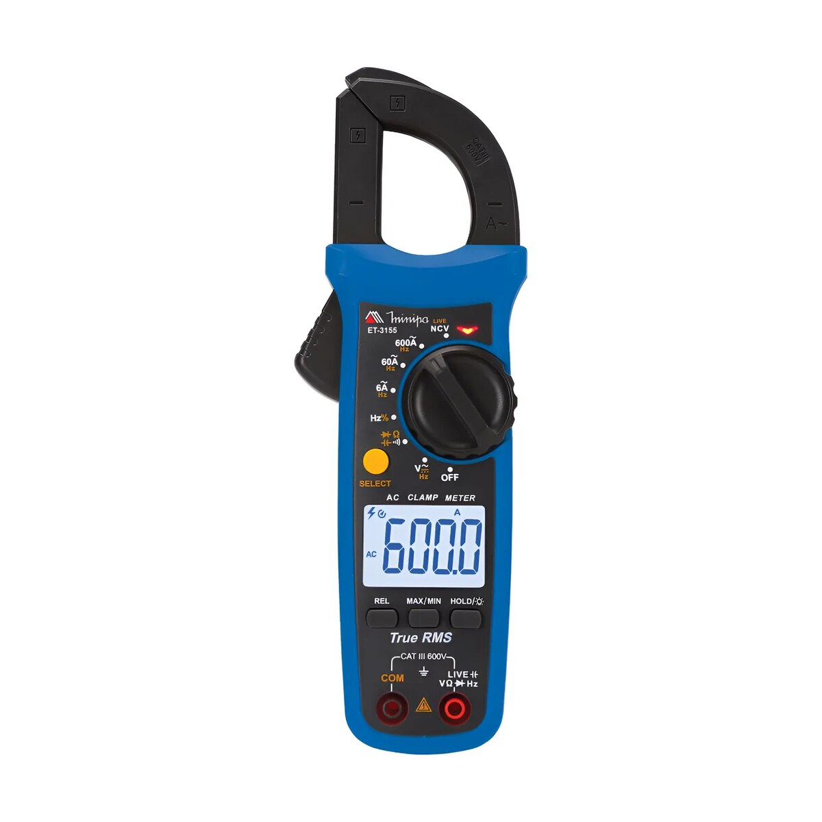 Alicate Amperimetro Digital ET-3155 - Minipa