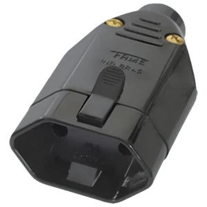 Plug Femea 20A Preto 2145 - Fame
