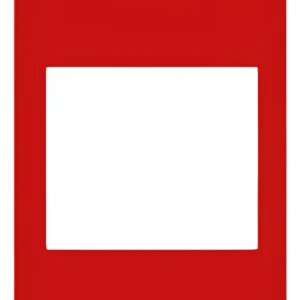 Placa 2 Tecla Vermelha 1/2-3/4 - Eletromax