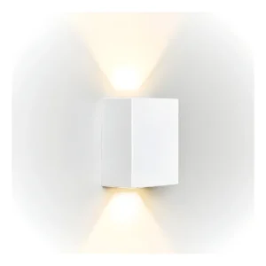 Luminaria Arandela Led 2 Fachos 8w Bivolt Bc 3000k - Stella