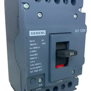 Disjuntor Caixa Moldada Fixo/Fixo 3VJ10 80A 380V - Siemens