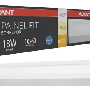 Painel de LED Sobrepor 100x600 18W 4000K - Avant