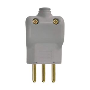 Plug Macho Com Prensa Cabo 2p+t 10a Cinza 14050 - Ilumi