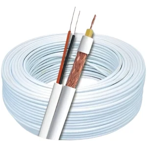 Cabo Coaxial CFTV 4mm 80% 2x26 100Mts - DNI