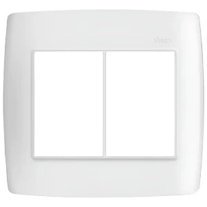 Placa 4x4 3+3 Postos Com Suporte Branca 300913-50 - Simon