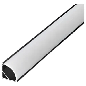 Perfil Para Fita de LED Sobrepor Canto 16x16x3Mts Preto - Foxlux