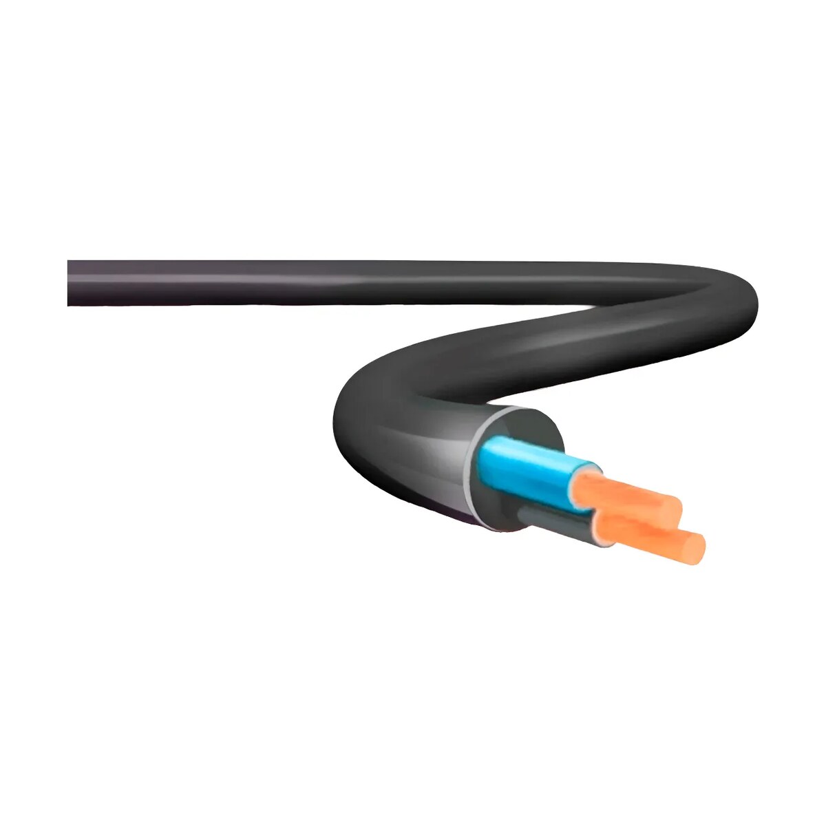 Cabo PP 1kV 2x6mm 100 Metros Preto - Sil