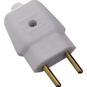 Plug Macho 20a Branco 1036 - Perlex