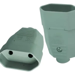 Plug Fêmea Cinza 2p 10a 1501.101 - Radial