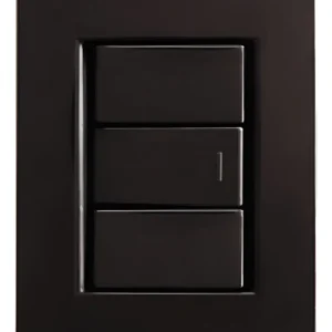 Conjunto Interruptor Simples 10A Grafite - Tramontina Liz