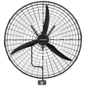 Ventilador de Parede 1Mt 220V Preto Grade Plastico Ventisol