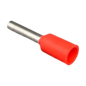 Terminal Ilhos Simples 1mm Vermelho - Weidmuller