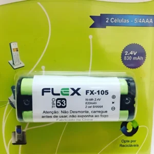 Bateria Para Telefone Sem Fio 2,4V 830mAh FX-105 - Xcell