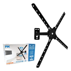 Suporte Para Tv Biarticulavel 3 Movimentos LCD/LED 10 a 60 - Pix