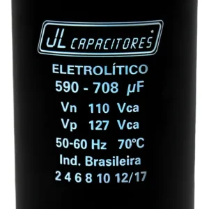 Capacitor JL Com Suporte e Tampa 590-708 110V