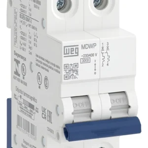 Disjuntor Bipolar 63A Curva C MDPW - Weg