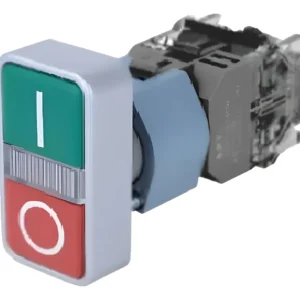 Botão Duplo Iluminado 220VCA 1NA1NF Verde/Vermelho - Siemens