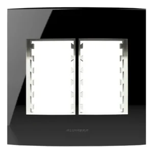 Placa 4x4 3+3 Postos Class Black Piano 85532 - Inova Pro