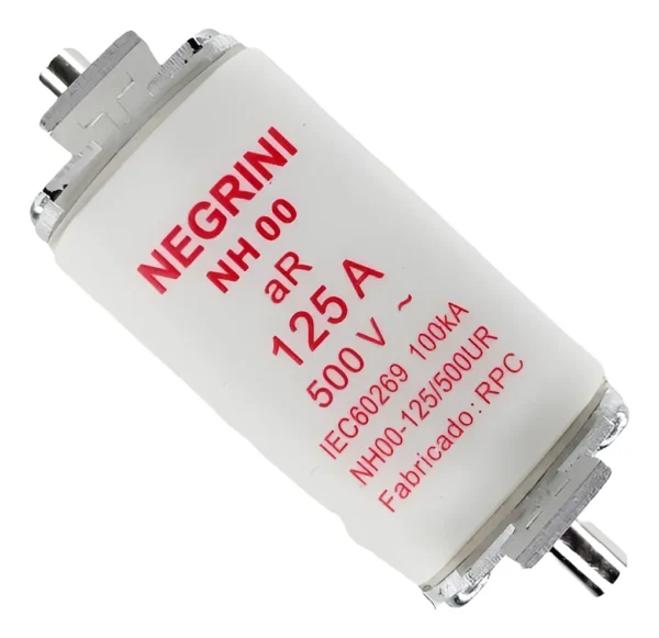 Fusível Nh00 125a Ultra Rápido - Negrini - JRC DISTRIBUIDORA