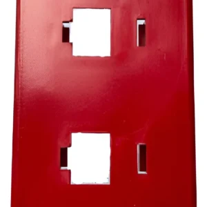 Placa 2 Modulo RJ Vermelha 1/2-3/4 - Eletromax