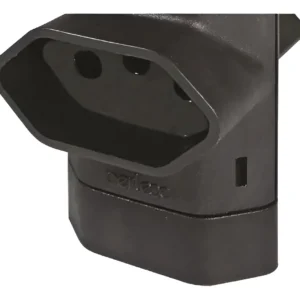 Benjamin 3 Saidas 2P+T Preto 10A 345pt - Perlex