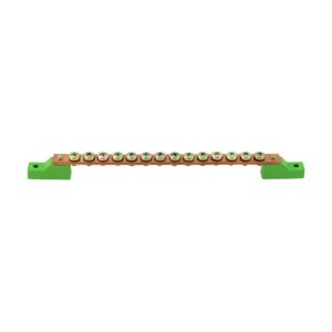 Barramento Terra 1/2x1/8 14 Fios Verde - Multhiploss