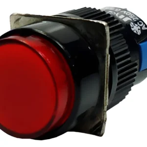 Botão Para Comando 16mm Y11dr Vermelho Redondo 5p - Jng