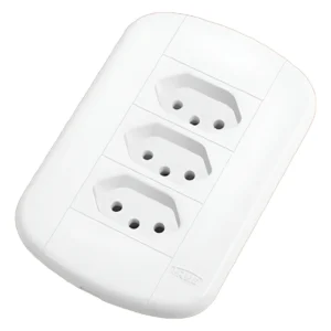 Conjunto 3 Tomadas 20A 3922 - Fame Blanc+