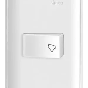 Conjunto 4x2 1 Interruptor Pulsador Campainha Branco 19939-3