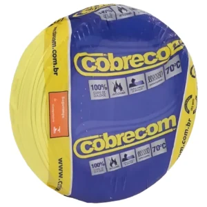 Cabo Flexível 2,5mm 50Mts Amarelo - Cobrecom