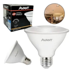 Lâmpada de LED Par 30 11W 4000K 40° - Avant