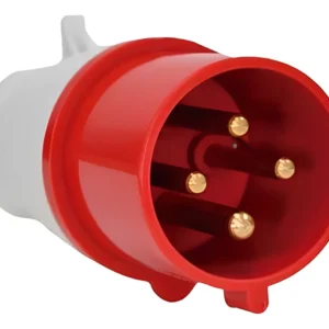 Plug Industrial 3p+t 16a 380v Vermelho 014 - Jng