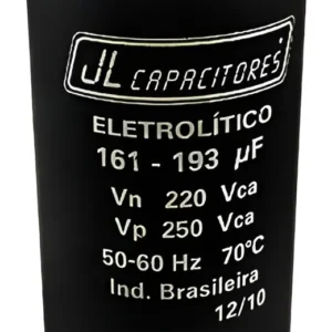 Capacitor JL Com Suporte e Tampa 161-193 220V