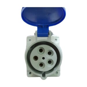Tomada Embutir 3P+N+T 32A 220V Azul N-5249 - Steck