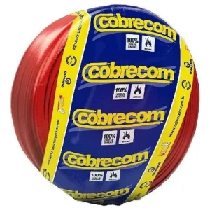 Cabo Flexível 2,5mm 100 Metros Vermelho - Cobrecom