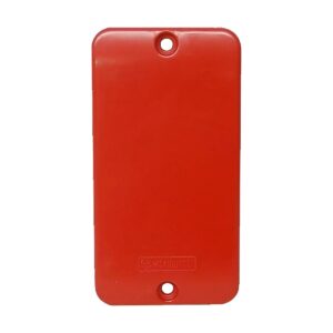Placa Cega Vermelha 1/2-3/4 - Eletromax
